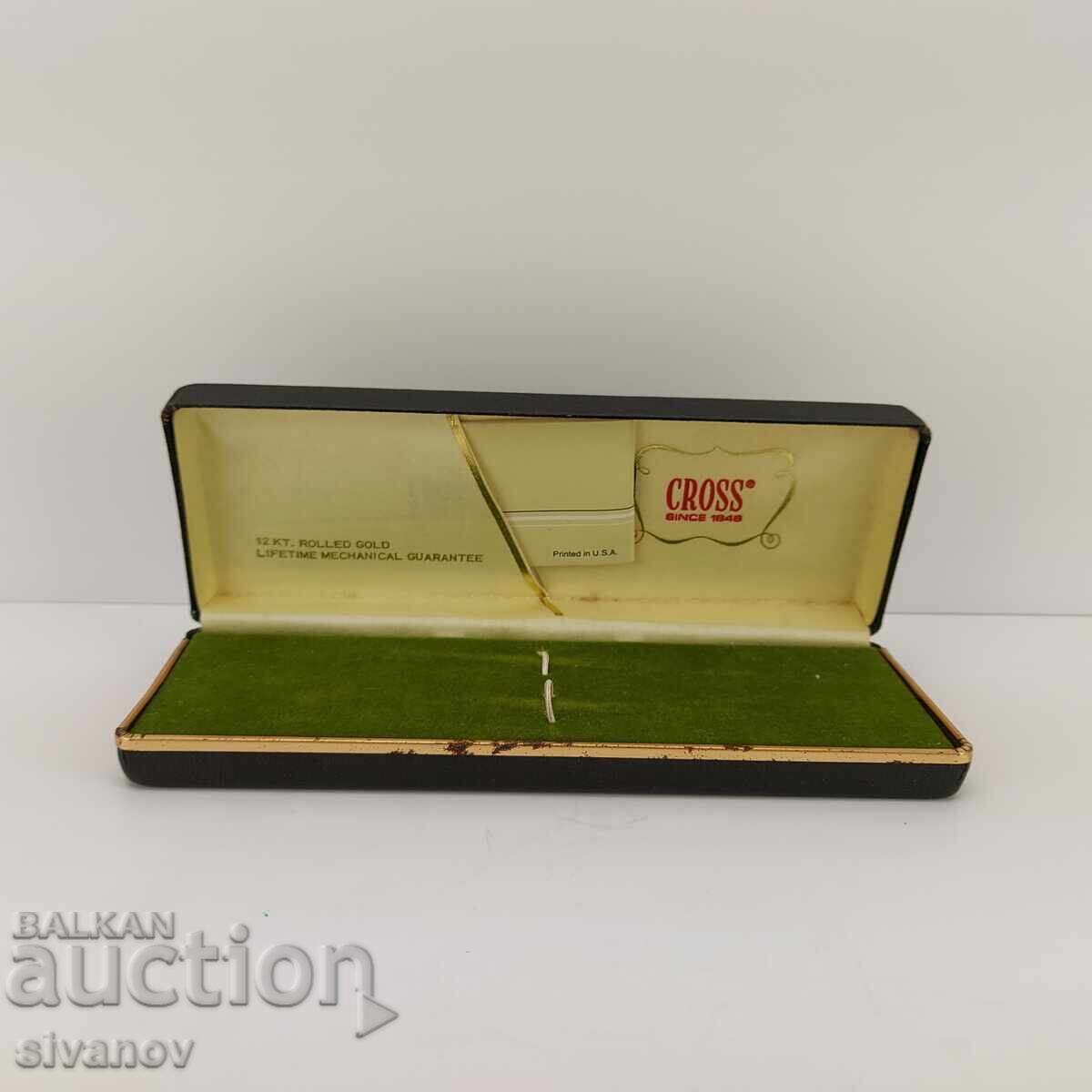 Παλιό κουτί στυλό Cross με δύο θήκες #4726 Παλιό κουτί στυλό Cross με δύο θήκες #4726
