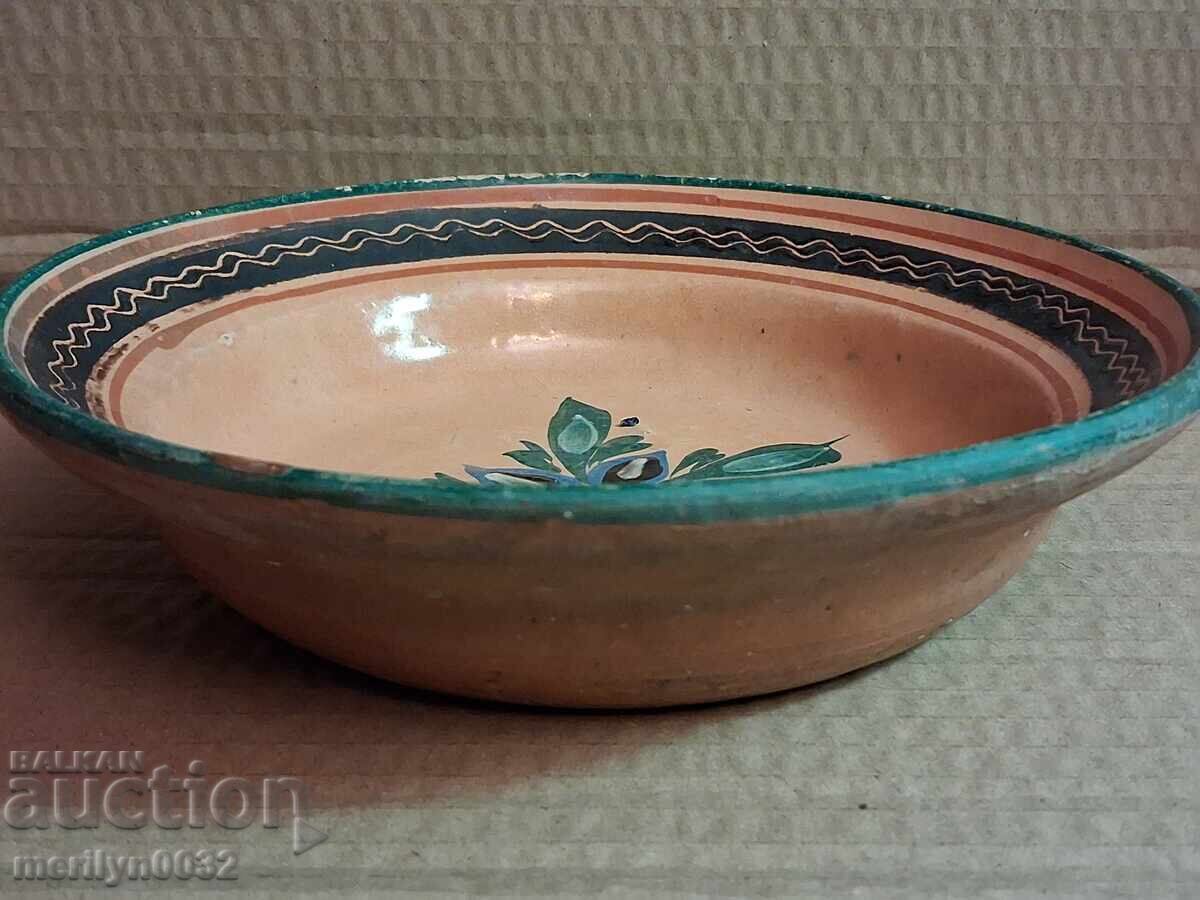 Old clay pot, pottery, plate with price 39.00 BGN | € 19.94 Old clay pot, pottery, plate with price 39.00 BGN | € 19.94