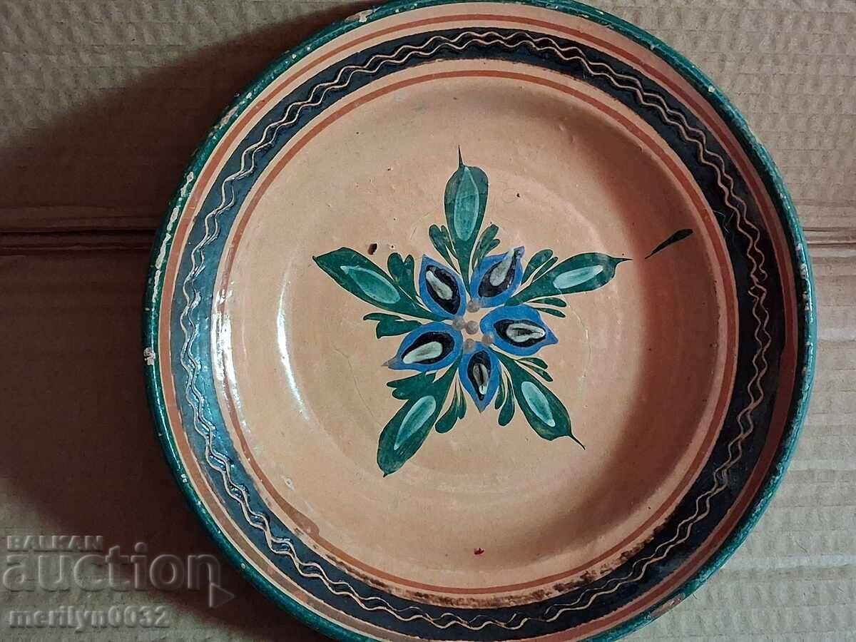 Old clay pot, pottery, plate Old clay pot, pottery, plate