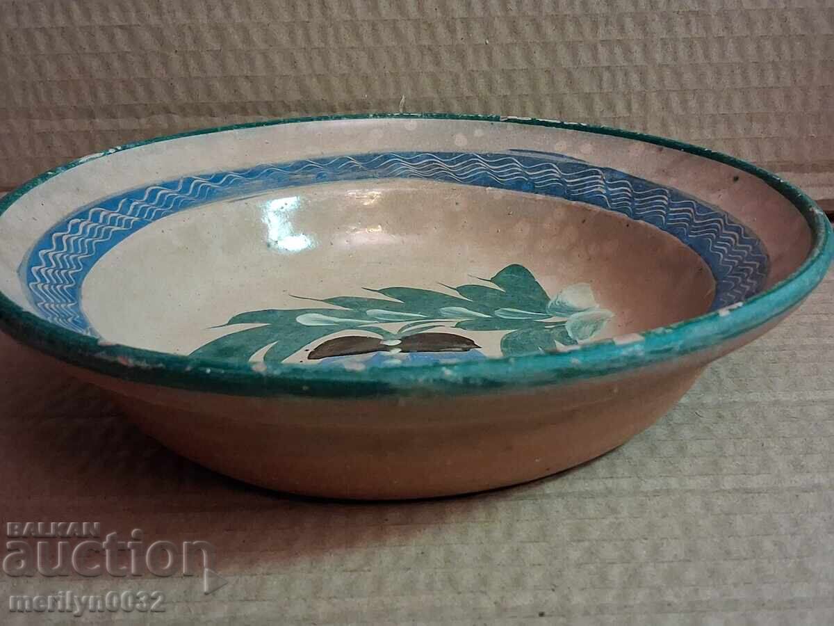 Old clay pot, pottery, plate with price 39.00 BGN | € 19.94
