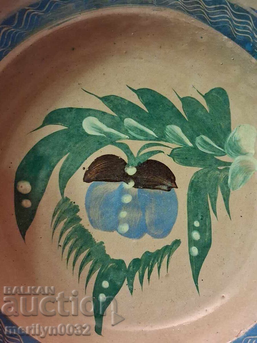 Old clay pot, pottery, plate - 6