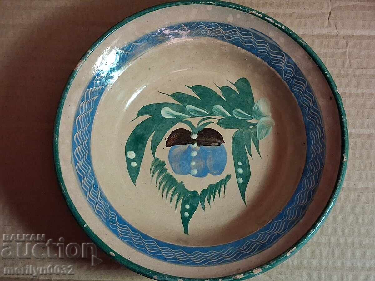 Old clay pot, pottery, plate - 7