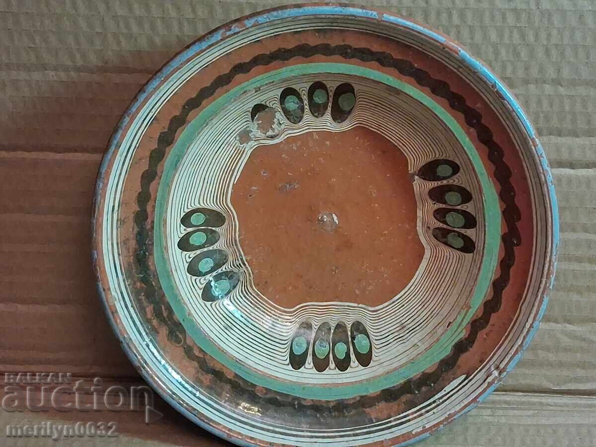Παλιό πήλινο δοχείο, αγγεία, πιάτο - 6