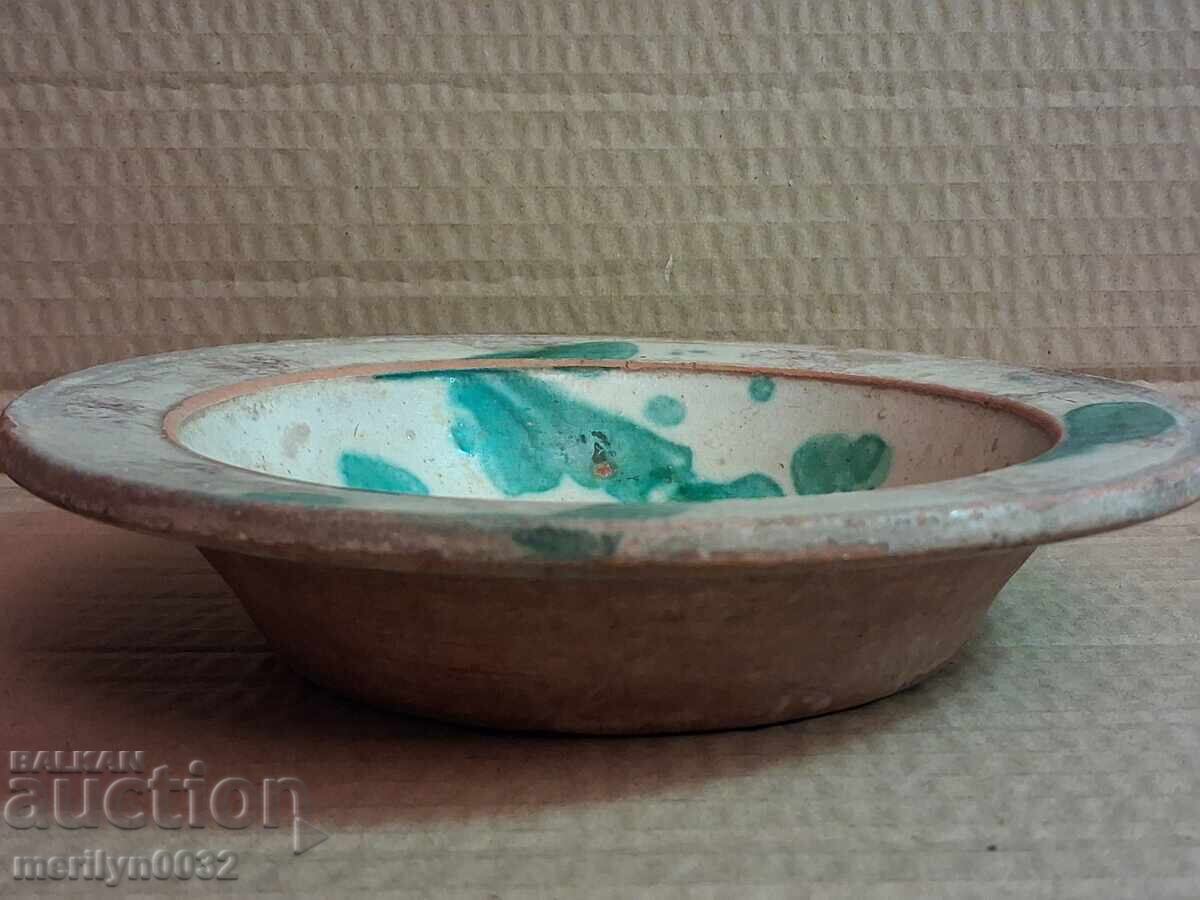 Old clay pot, pottery, plate with price 39.00 BGN | € 19.94