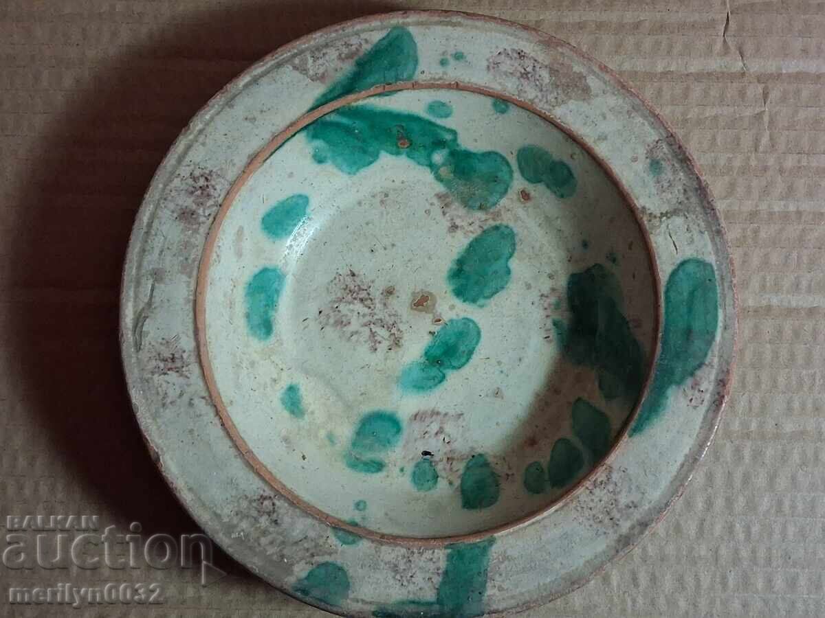 Old clay pot, pottery, plate - 6