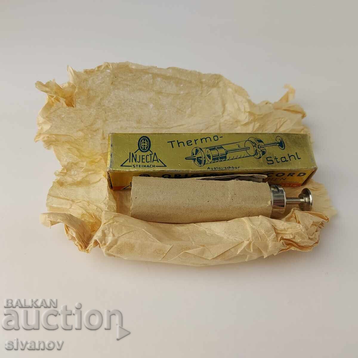 Old Injecta Original-Record 2ml Syringe 200deg #5367 - 5