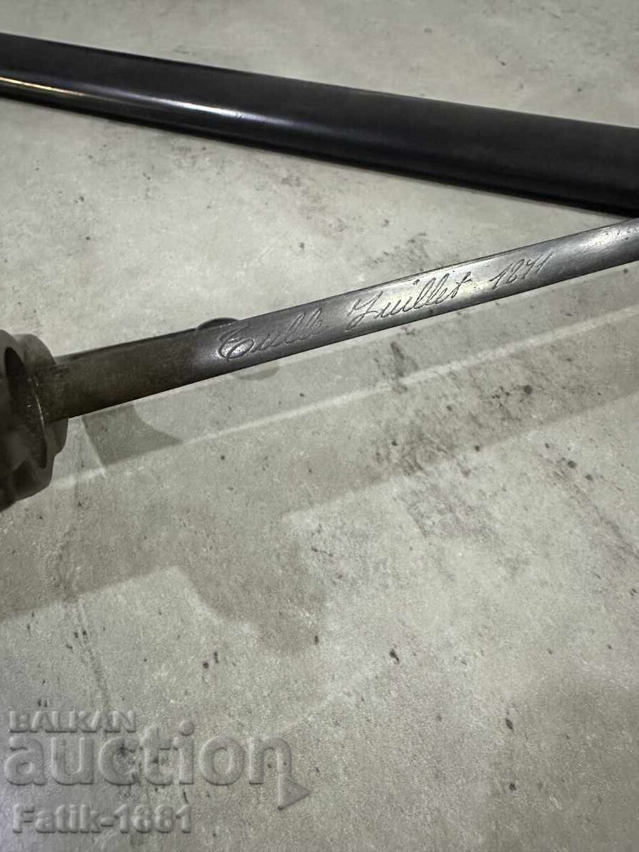 Livrarea Baionetă tip yatagan pentru pușca Chassepot