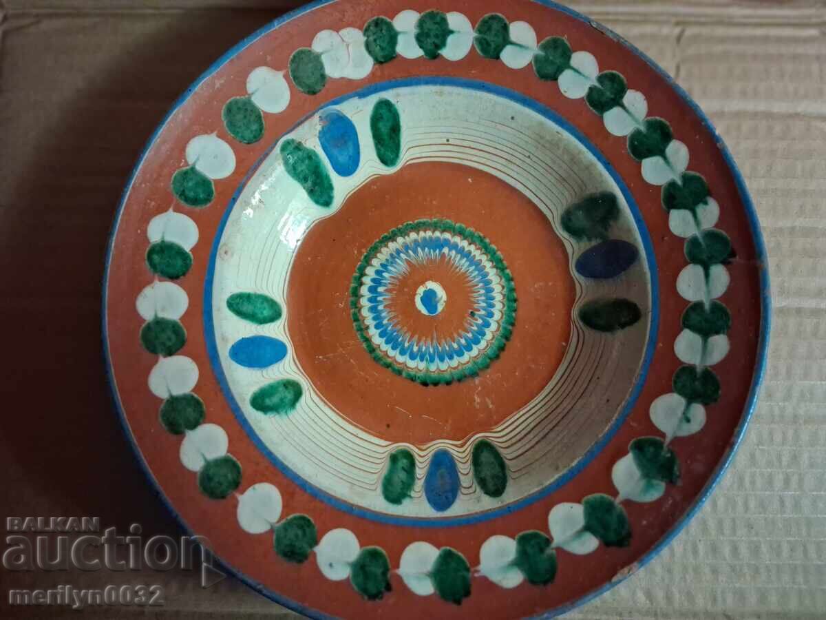 Old clay pot, pottery, plate with price 39.00 BGN | € 19.94