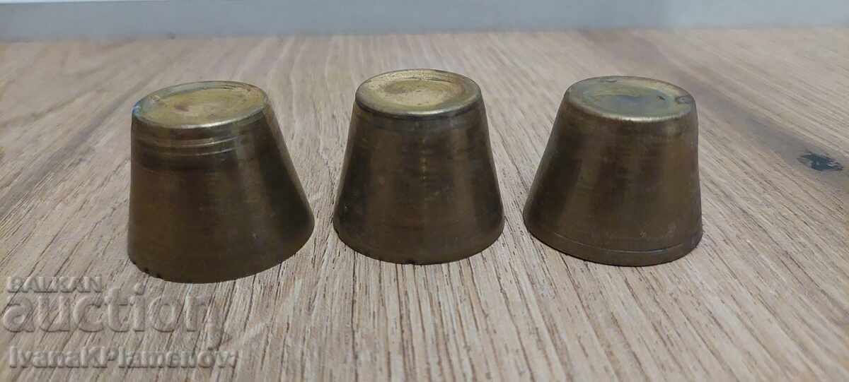 Δημοπρασία Σφηνωτήρες ορείχαλκου τρία τεμάχια για γνώστες