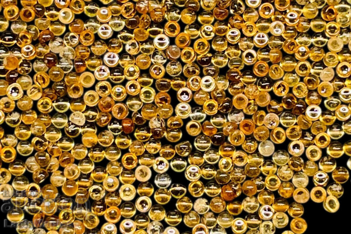 Χεσονίτης γρανάτης στρογγυλά καμποσόν 1.6mm - τιμή για 100 τεμάχια