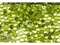 Peridot 2.5mm cabochon rotund - preț pentru 20 bucăți