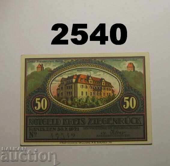 Ziegenruck 50 pfennig 1921 Γερμανία