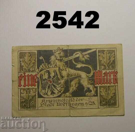Uberlingen 1 mark 1918 Germany Uberlingen 1 mark 1918 Germany