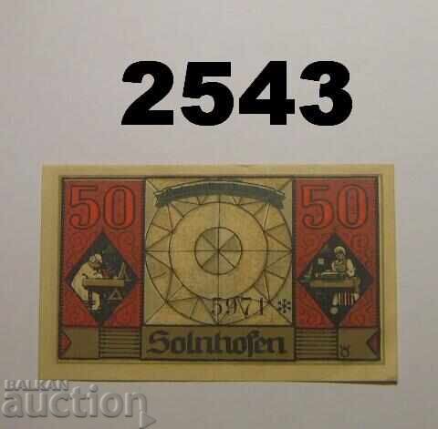 Solnhofen 50 pfennig 1921 Germania cu preț 3.00 BGN | € 1.53