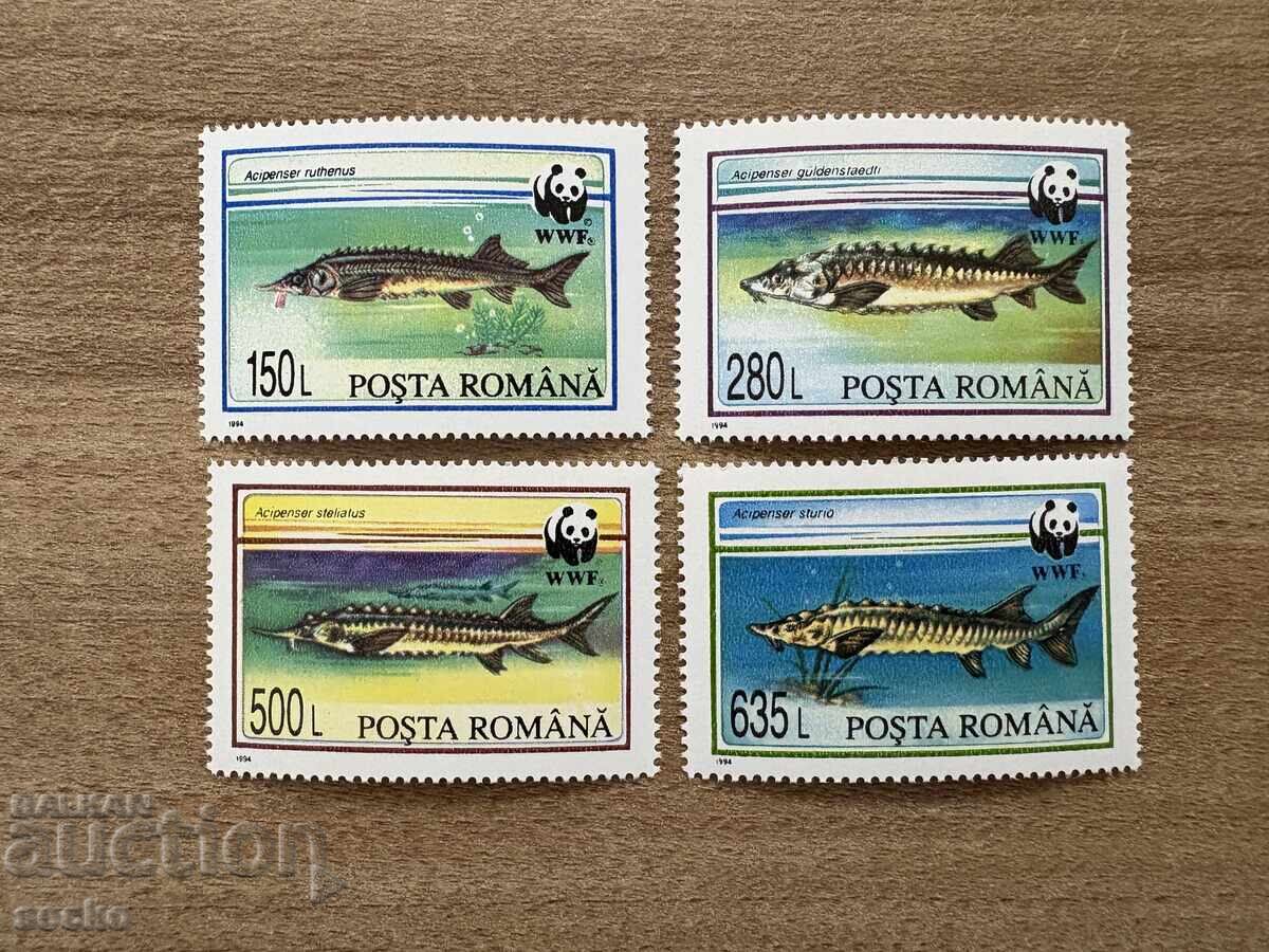 România - Pești sturion (1994) MNH