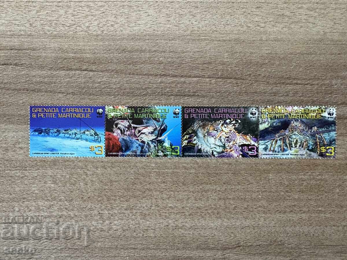 Grenada Grenadini - Homar spinoasă caraibiană (2009) MNH