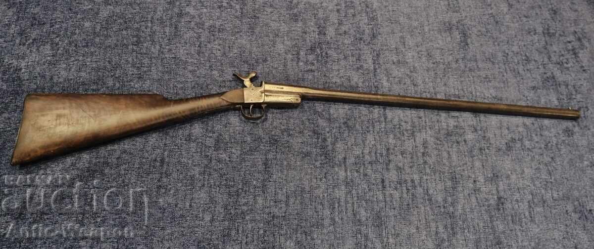 Auction Folding Rifle, Pinfire Carbine, France St-Etienne, 19th century Auction Folding Rifle, Pinfire Carbine, France St-Etienne, 19th century