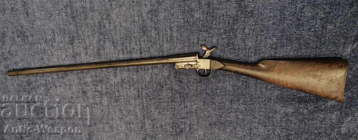 Delivery of Folding Rifle, Pinfire Carbine, France St-Etienne, 19th century Delivery of Folding Rifle, Pinfire Carbine, France St-Etienne, 19th century