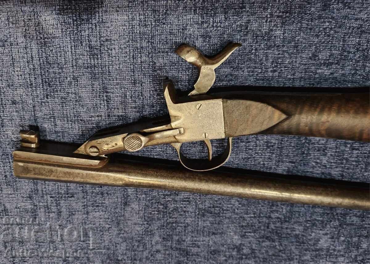 Folding Rifle, Pinfire Carbine, France St-Etienne, 19th century Folding Rifle, Pinfire Carbine, France St-Etienne, 19th century