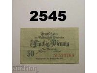 Wiesbaden 50 pfennig 1917 Germania