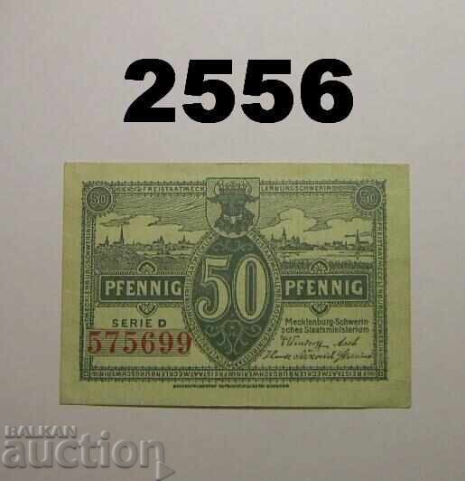 Mecklenburg-Schwerin 50 pfennig Germany Mecklenburg-Schwerin 50 pfennig Germany