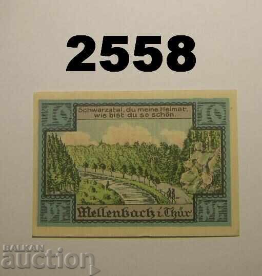 Mellenbach 10 pfennig 1921 Germany Mellenbach 10 pfennig 1921 Germany