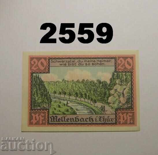 Mellenbach 20 pfennig 1921 Germany