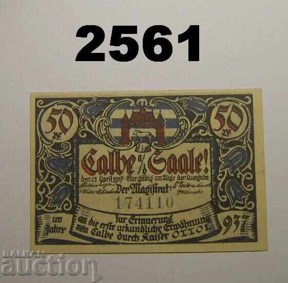Calbe a. d. Saale 50 pfennig 1917 Germany