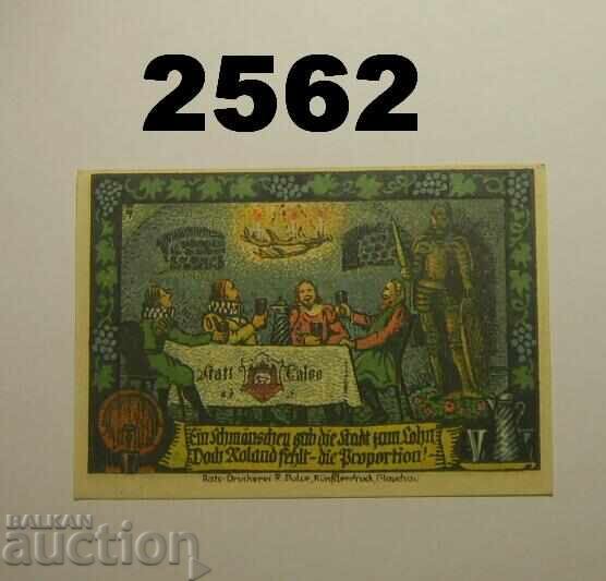 Calbe a. d. Saale 50 pfennig 1917 Germany with price 2.50 BGN | € 1.28