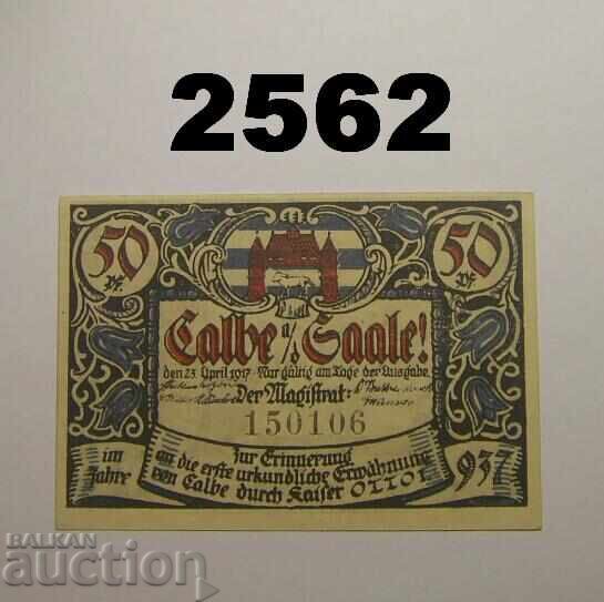 Calbe a. d. Saale 50 pfennig 1917 Germany