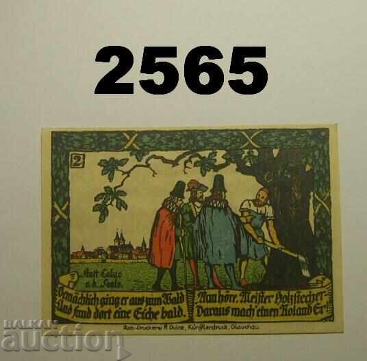 Calbe a. d. Saale 50 pfennig 1917 Germania cu preț 2.50 BGN | € 1.28