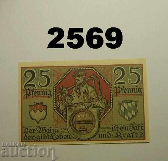 Kitzingen 25 pfennig 1921 Germany Kitzingen 25 pfennig 1921 Germany