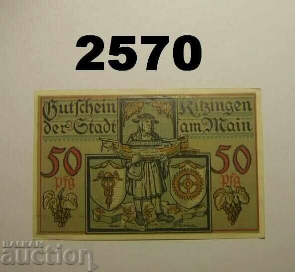 Kitzingen 50 pfennig 1921 Германия