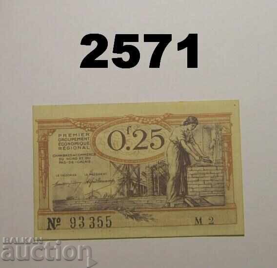 Chambers of Commerce of the North 25 centimes France