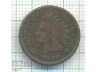 United States 1890 one cent coin
