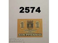 Zeulenroda 1 pfennig 1920 Germany