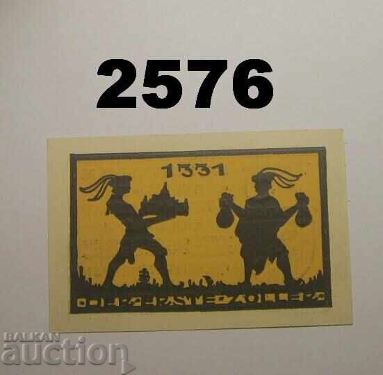 Ansbach 75 pfennig 1921 cu preț 2.00 BGN | € 1.02