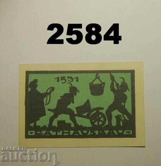 Ansbach 25 pfennig 1921 cu preț 2.50 BGN | € 1.28