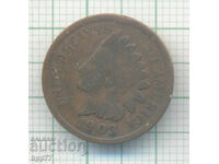 US one cent coin 1903