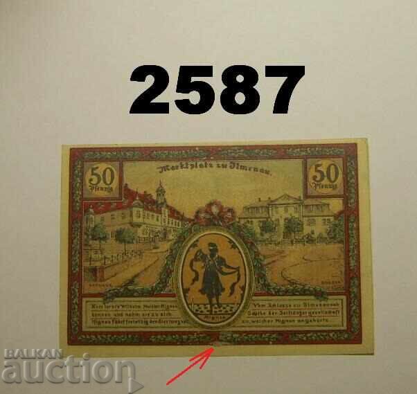 Σημειώσεις Ilmenau 50 pfennig 1921 Γερμανία με τιμή 1.50 BGN | € 0.77