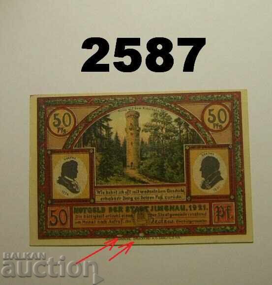 Σημειώσεις Ilmenau 50 pfennig 1921 Γερμανία