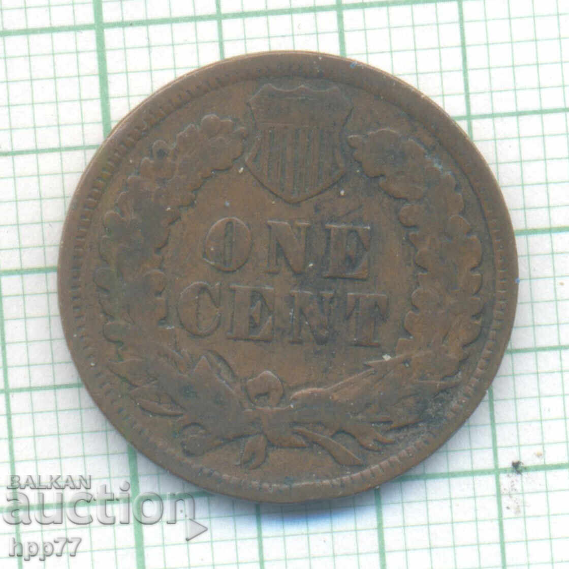 United States 1 cent coin 1905 with price 4.50 BGN | € 2.30