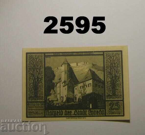 Lobeda 25 pfennig 1921 Germany with price 2.50 BGN | € 1.28