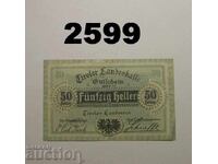 Tyrol 50 Heller 1920 Austria