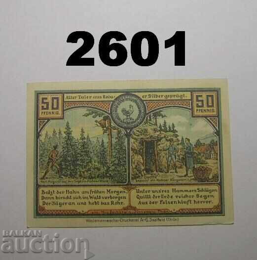 Roda near Ilmenau 50 pfennig 1921 Germany with price 1.50 BGN | € 0.77