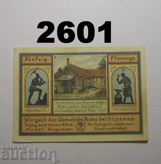 Roda near Ilmenau 50 pfennig 1921 Germany