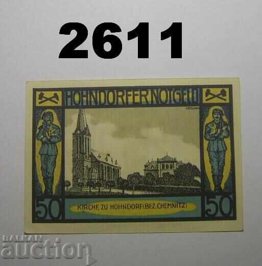 Hohndorf 50 pfennig 1921 Germany with price 2.00 BGN | € 1.02