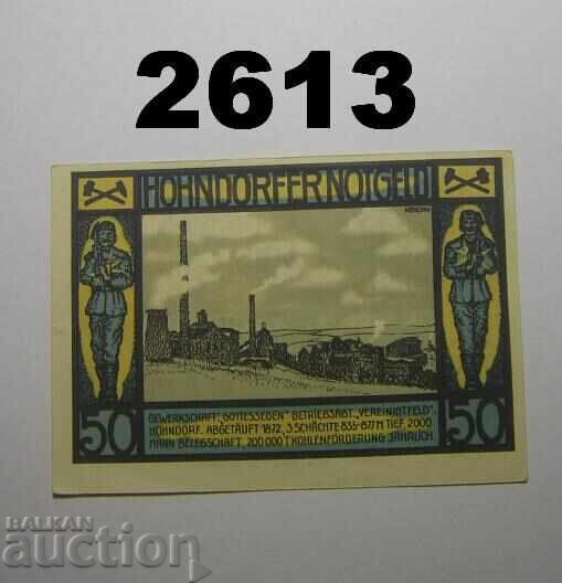 Χόχεντορφ 50 φεννίγκ 1921 Γερμανία με τιμή 2.00 BGN | € 1.02