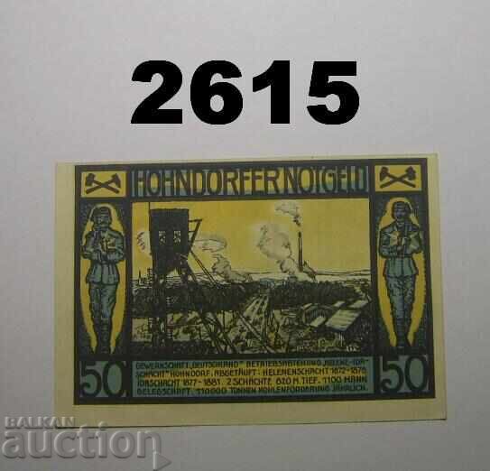 Hohndorf 50 pfennig 1921 Germany with price 2.00 BGN | € 1.02