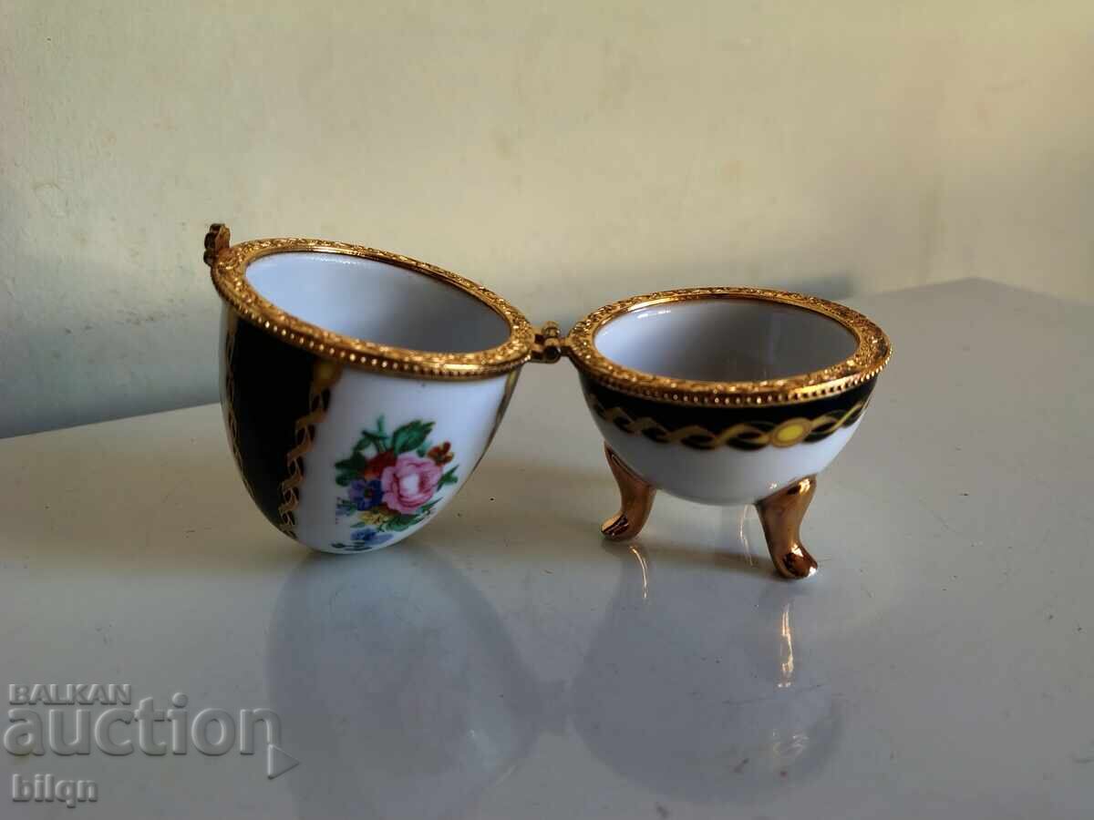 Πορσελάνινο Αυγό-Κοσμηματοκιβώτιο-Λιμόζ - 5